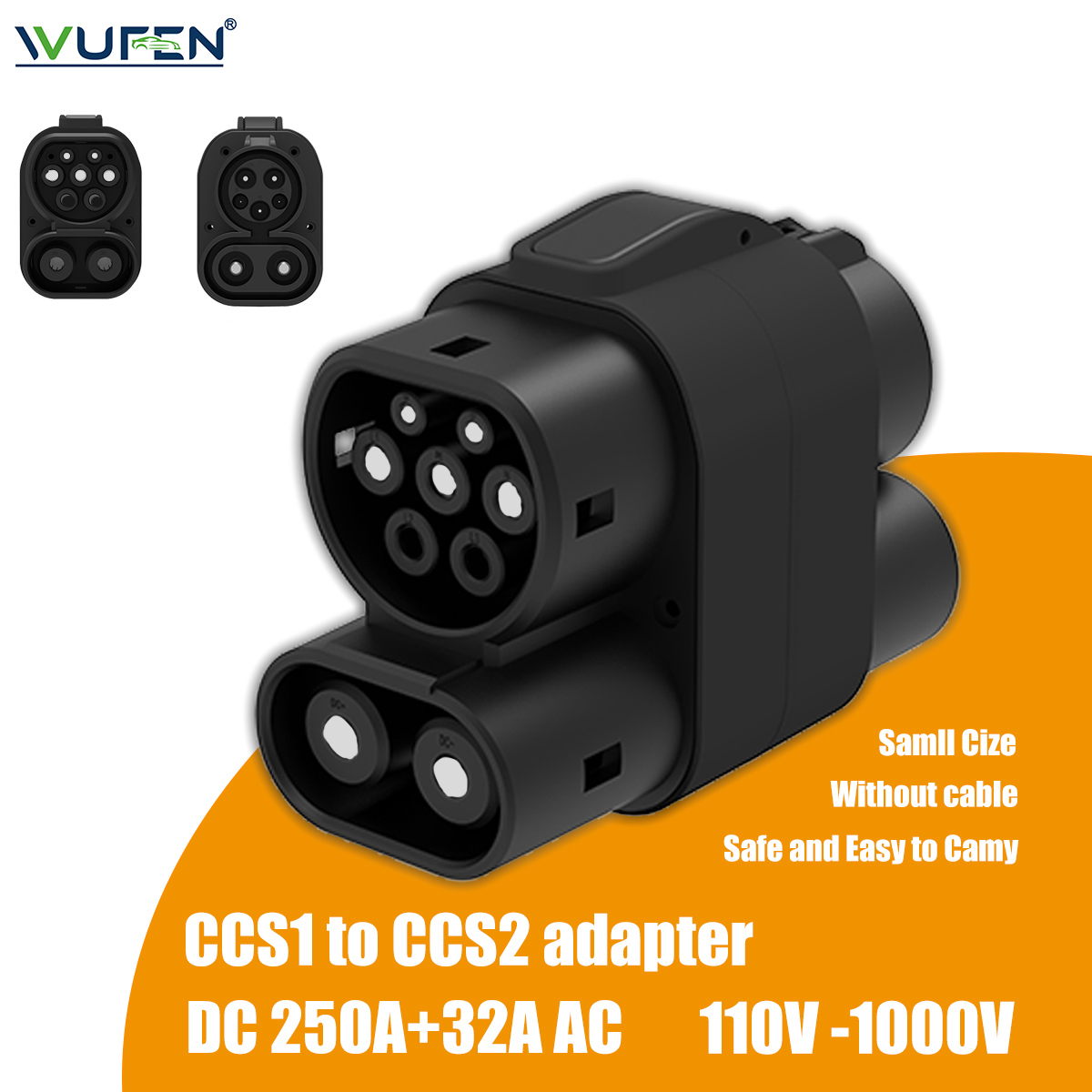 Adapter ładowarki WUFEN 250A+3 – Ccs2 To Ccs1 Fast Charge Adapter 250Kw recenzja i cena